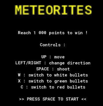 Meteorites (Pguermon) screenshot 2