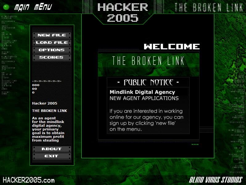 Mindlink Hacker 2005: The Broken Link screenshot 3