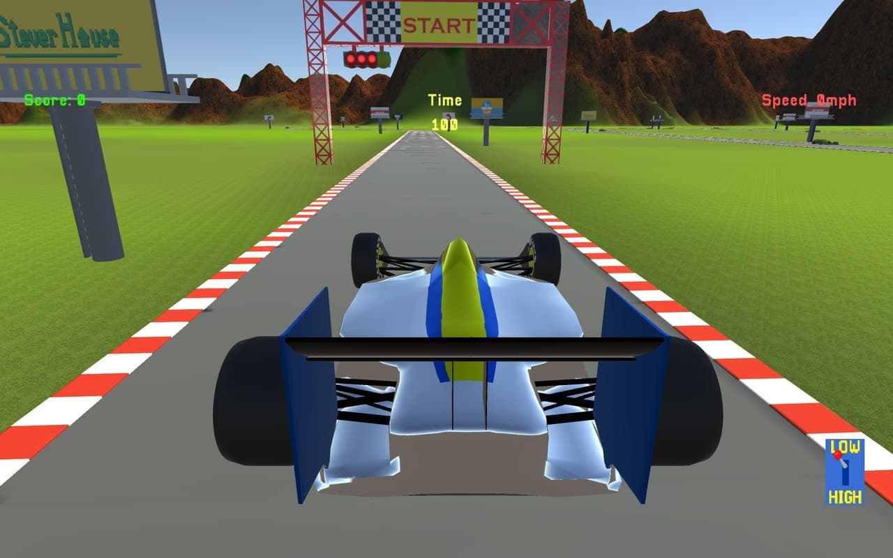 Pole Position Remake: NHSGA Edition screenshot 3
