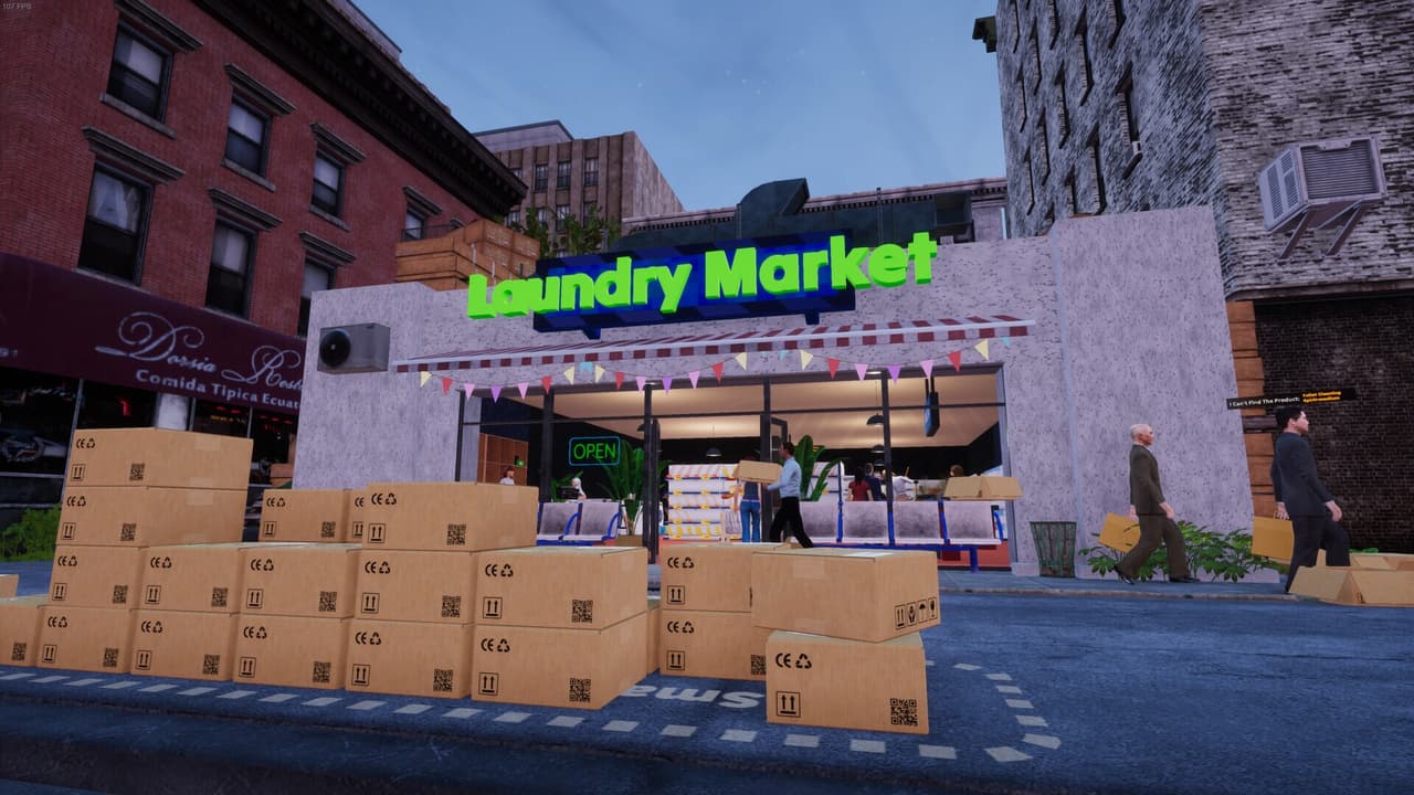 Laundry & Supermarket Simulator screenshot 2