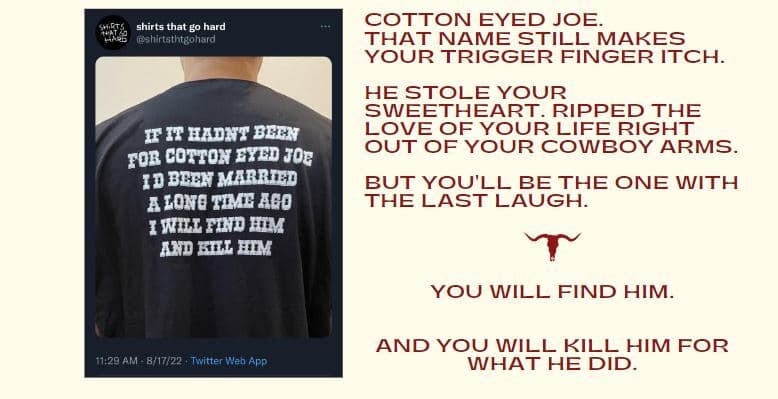 If It Hadnt Been For Cotton Eyed Joe screenshot 2