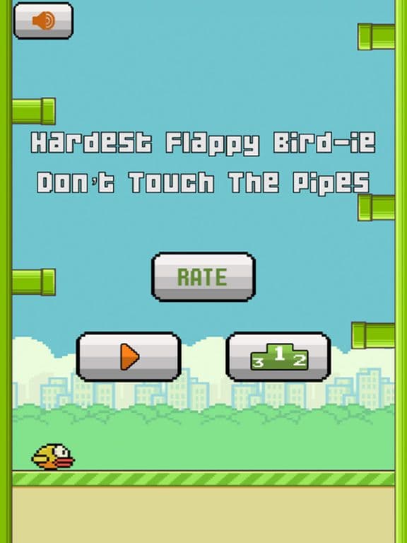 Hardest Flappy Bird-ie - Dont Touch The Pipes screenshot 4
