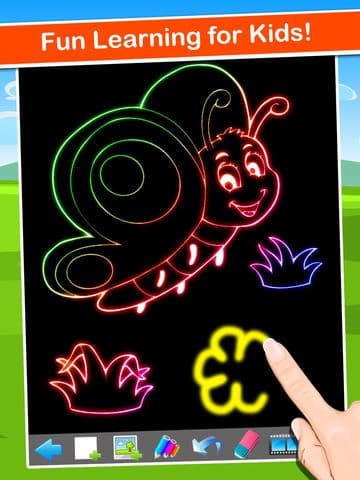 Doodle Draw Coloring Book Pad - fun color & paint on drawing Christmas game for kids (boys & girls) screenshot 4