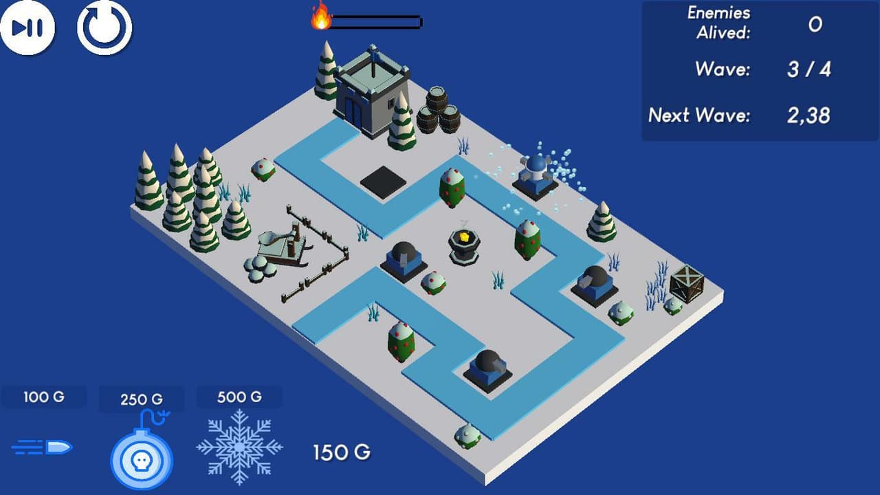 Tower Defense Ice vs. Fire screenshot 2