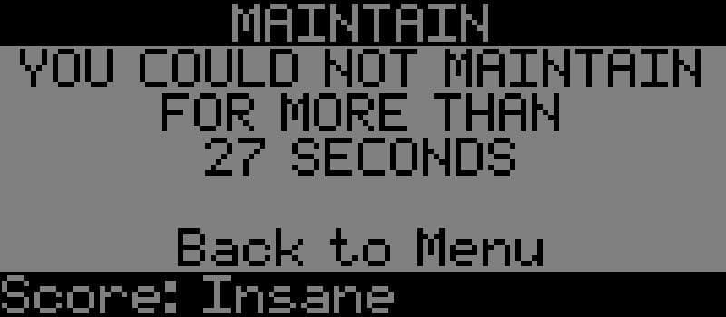MAINTAIN