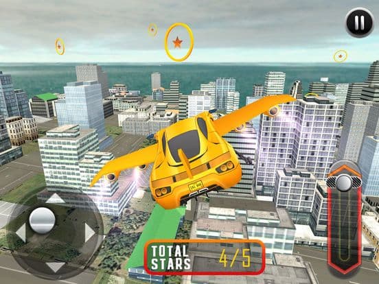 Sports Flying car Flight-Aeroplane Simulator 2017 screenshot 2
