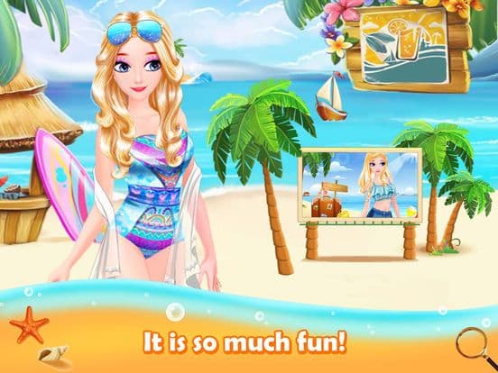 Princess Beach Hidden Object - Puzzle & Dress Up screenshot 5