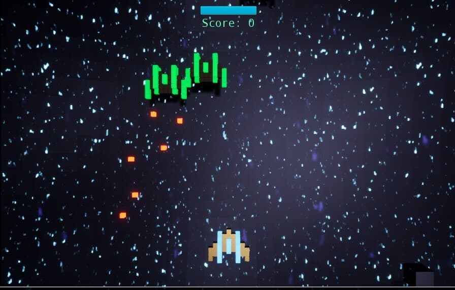 Space Shooter (itch) (AAJM92) screenshot 2