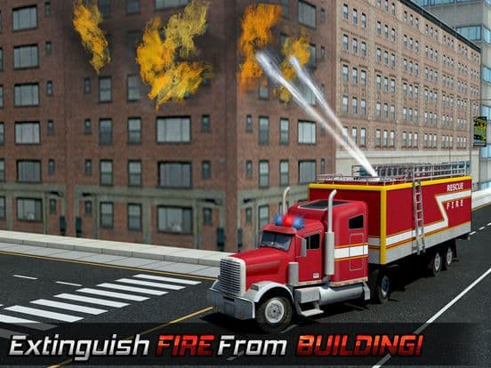911 Emergency Ambulance Driver Duty: Fire-Fighter Truck Rescue screenshot 3