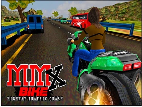 MMX Highway Bike Traffic Crash screenshot 6