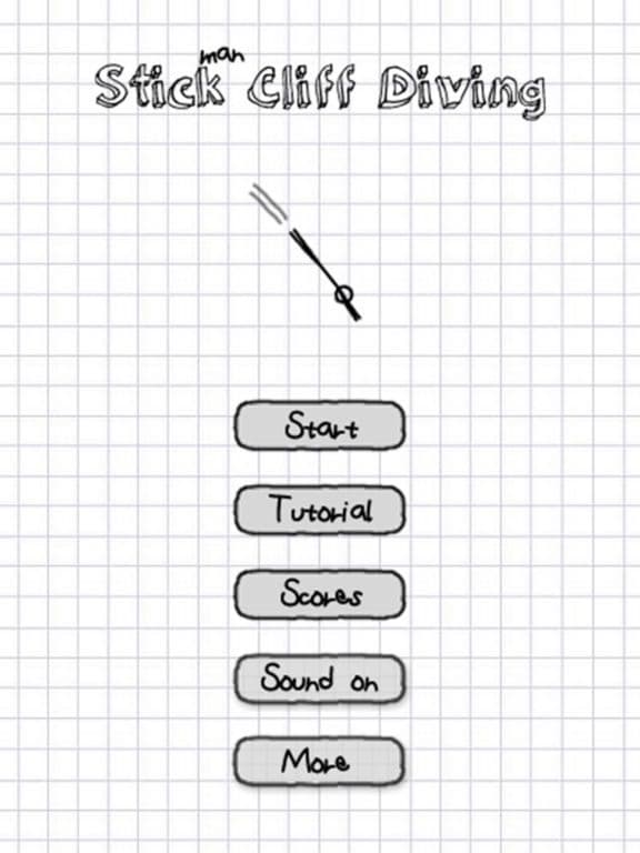 Stickman Cliff Diving screenshot 2