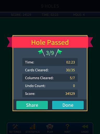 Golf Solitaire Classic screenshot 3