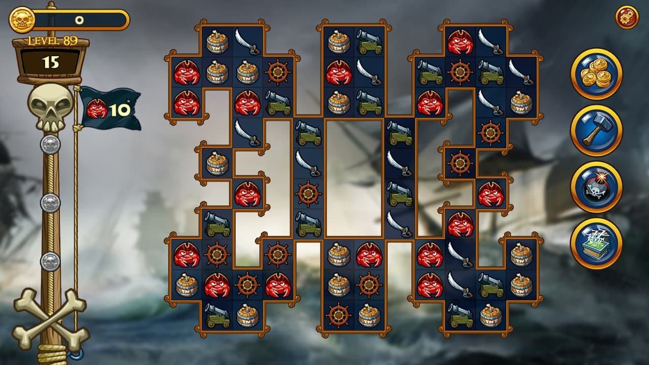 Match Three Pirates! Heir to Davy Jones screenshot 2