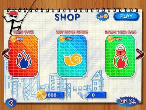 Stick-man Swing Adventure: Tight Rope And Fly screenshot 3