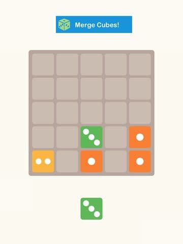 Merged Cube - Swap and Switch Color Stack Dice with 10101010 Grid Blocks Game screenshot 2
