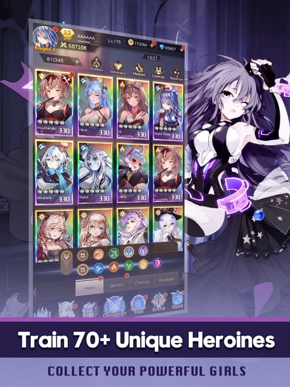 Girls Connect: Idle RPG screenshot 3