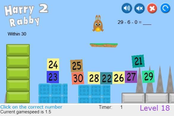 HarryRabby2 Subtraction with 3 numbers FREE screenshot 5