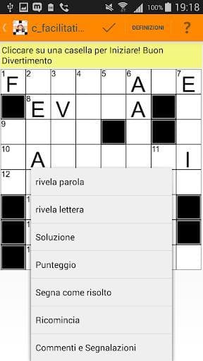 Cruciverba Facilitati per tutti screenshot 5