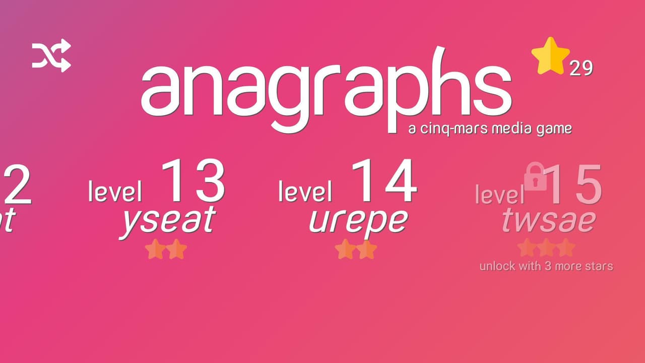 Anagraphs: A Word Game with a Twist screenshot 2