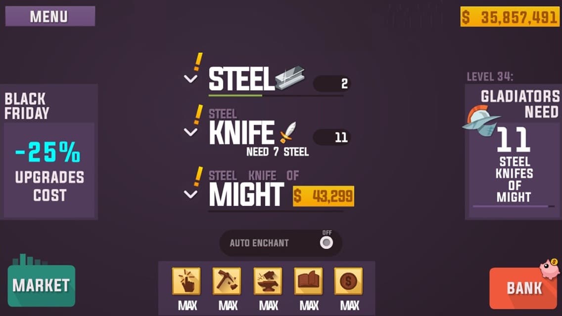 Blacksmith Lab Idle (itch) screenshot 3