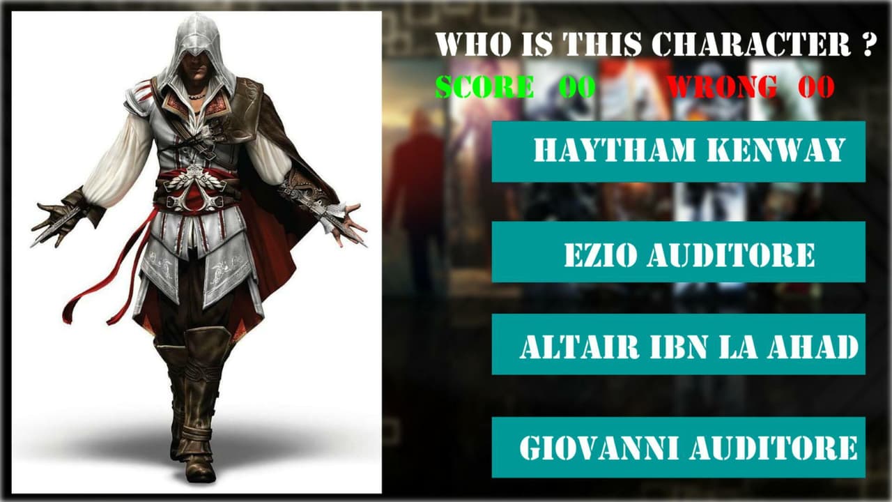 Identify the Game Character. screenshot 2
