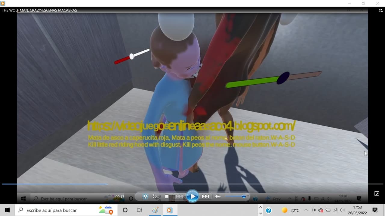THE WOLF MAN, CRAZY macabre scenes demo 7
