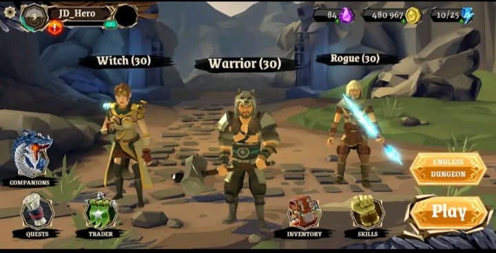 Polygon Fantasy: Diablo-like Action RPG screenshot 6