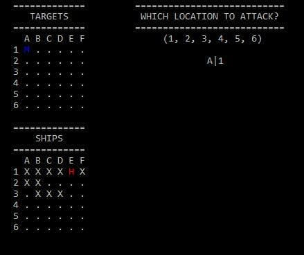 C# Console BattleShips