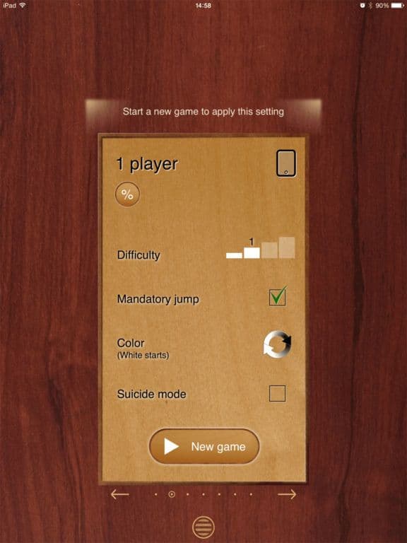 Spanish checkers screenshot 3