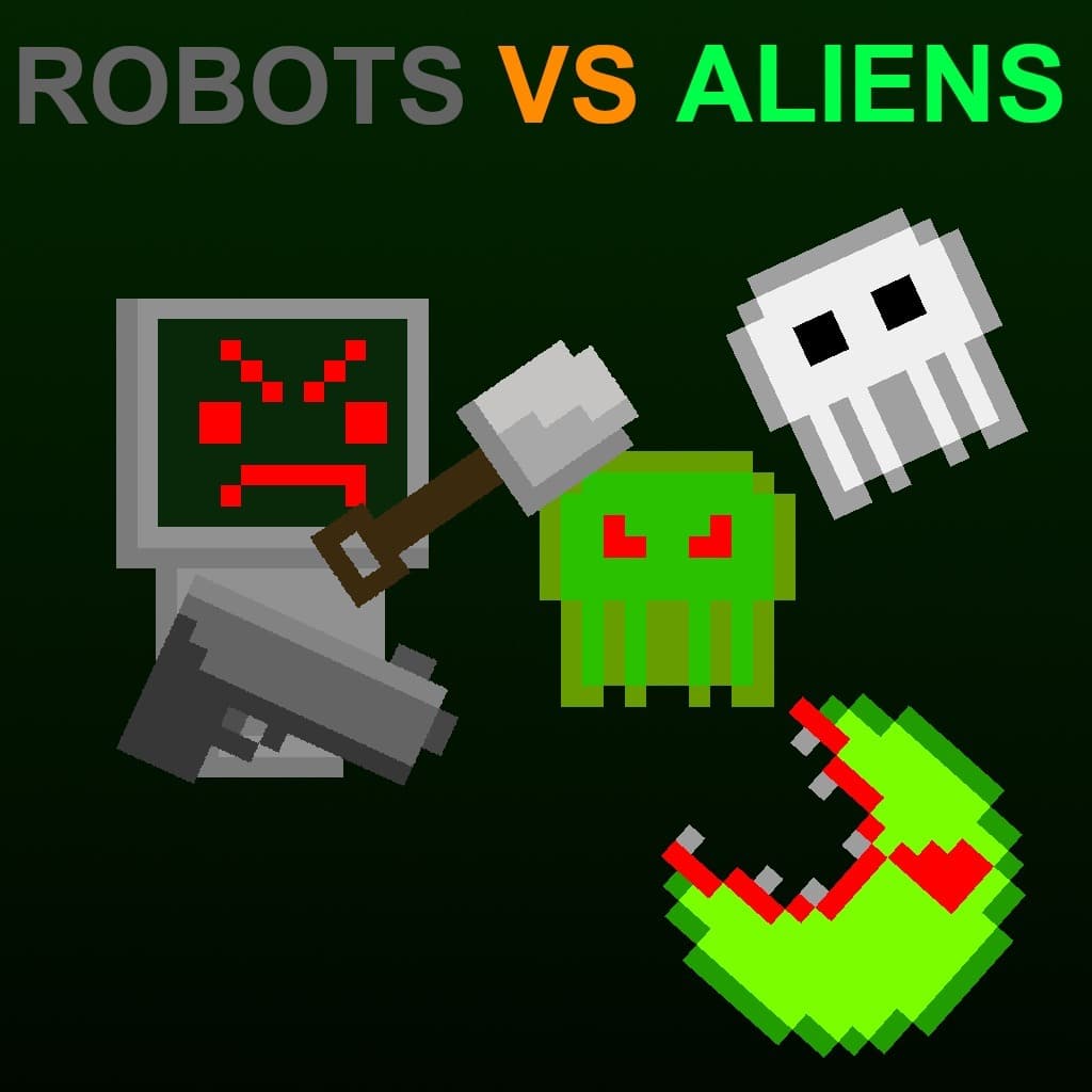 Robots VS Aliens (Neonloop Studios) screenshot 2