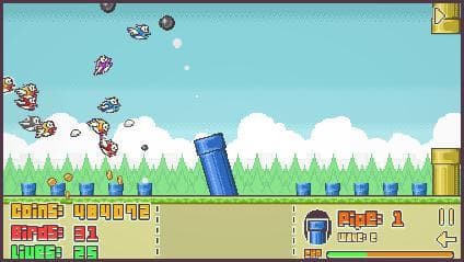 Flappy Defense (itch) screenshot 2