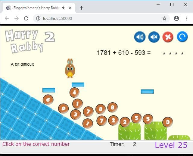 HarryRabby2 Addition and Subtraction questions with large numbers FREE screenshot 4
