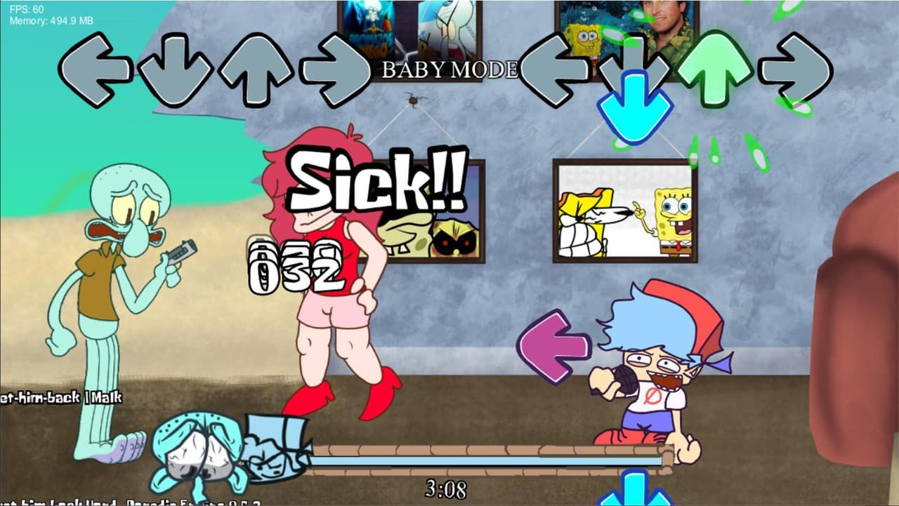 Vs Spongebob Parodies V3 FNF for MAC screenshot 4