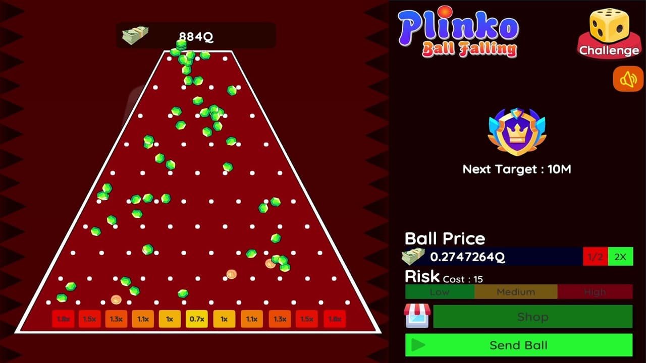 Plinko: Ball Falling