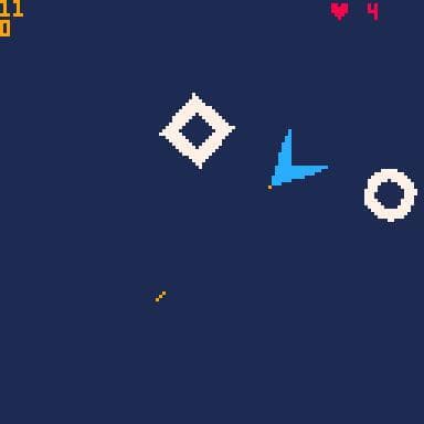 1K Geometry Asteroids #Pico1k screenshot 2