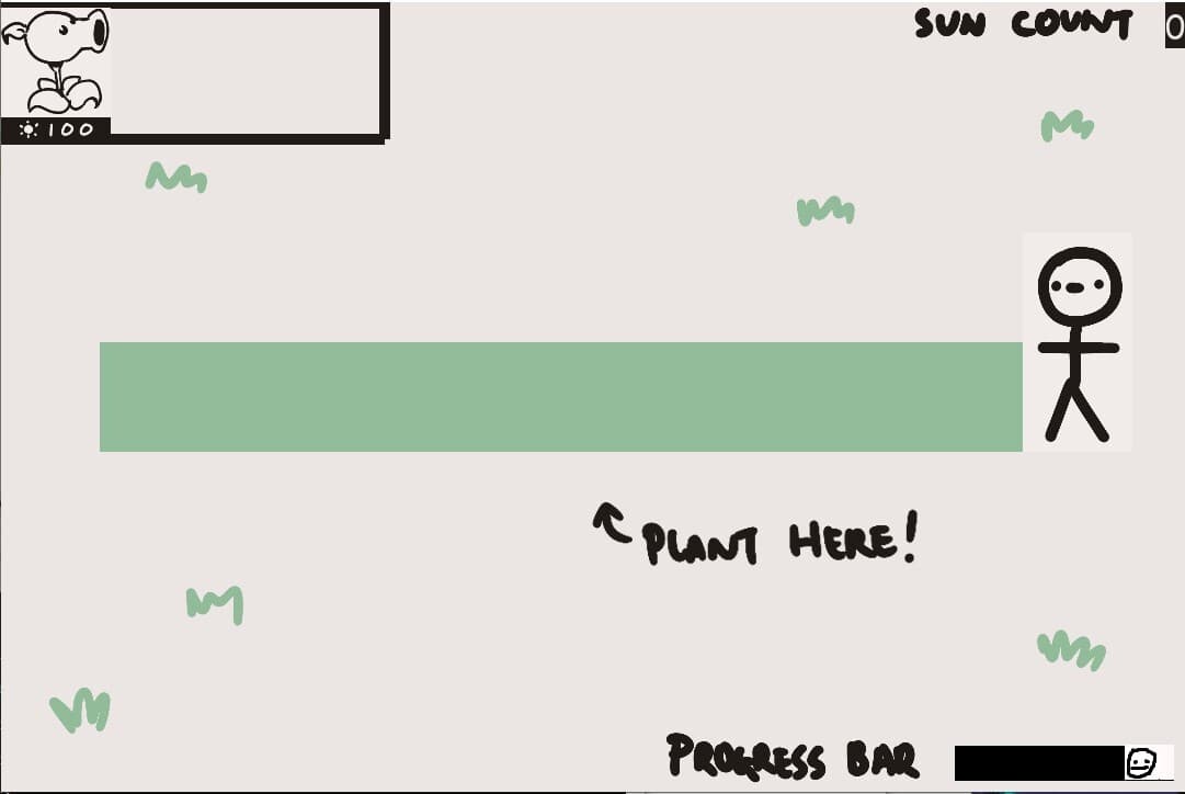 Totally legit plant vs zombie game