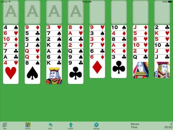 Classic Solitaire: Freecell Plus