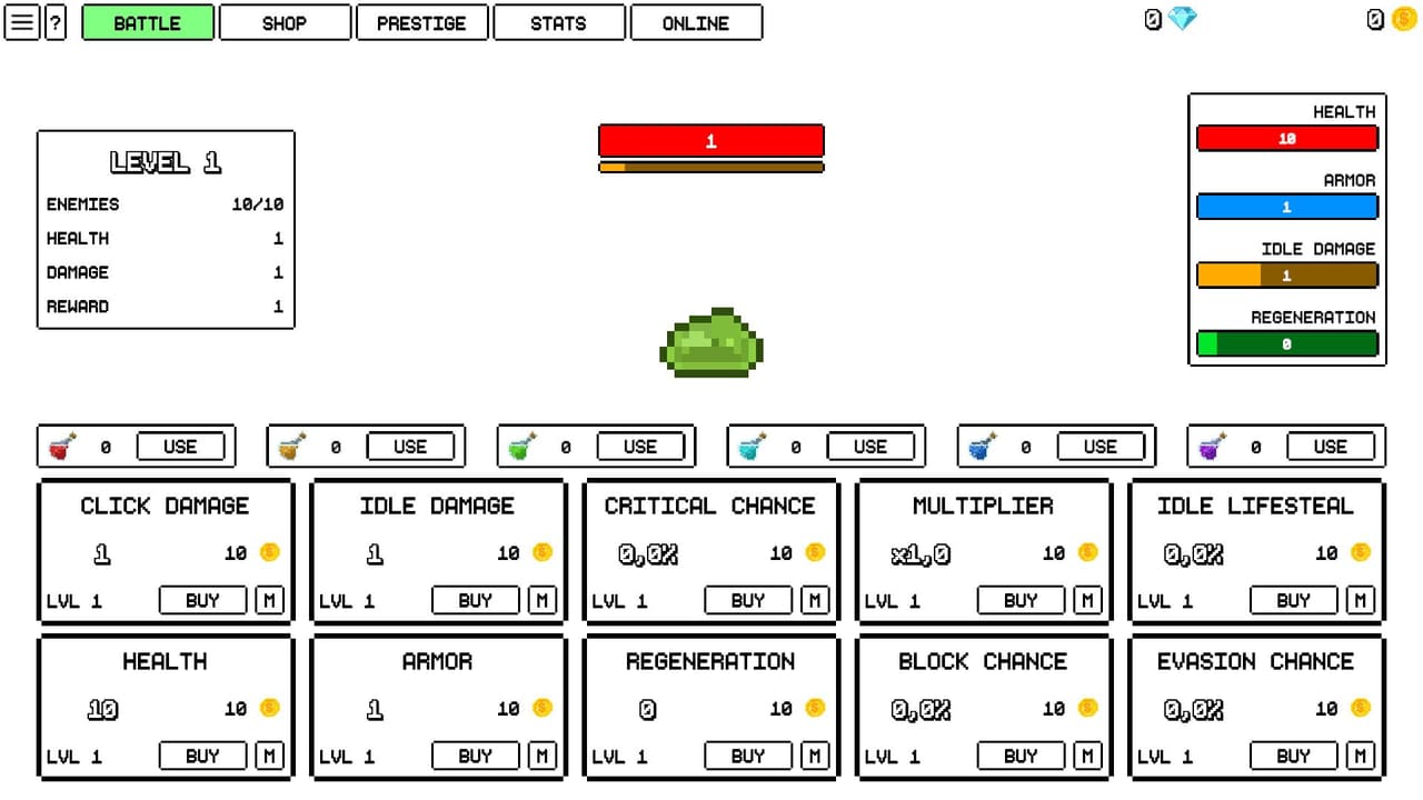 One Life Clicker screenshot 2