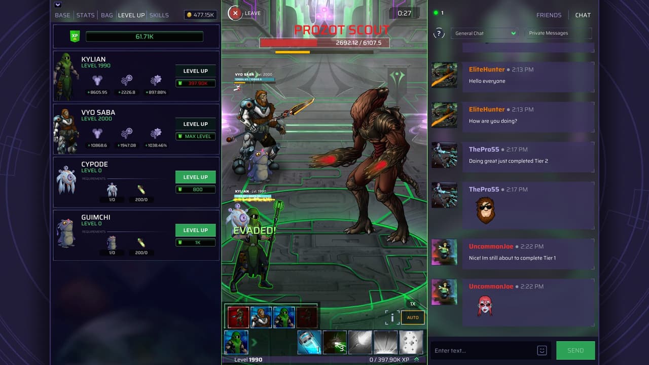 Darkzone: Idle RPG screenshot 4