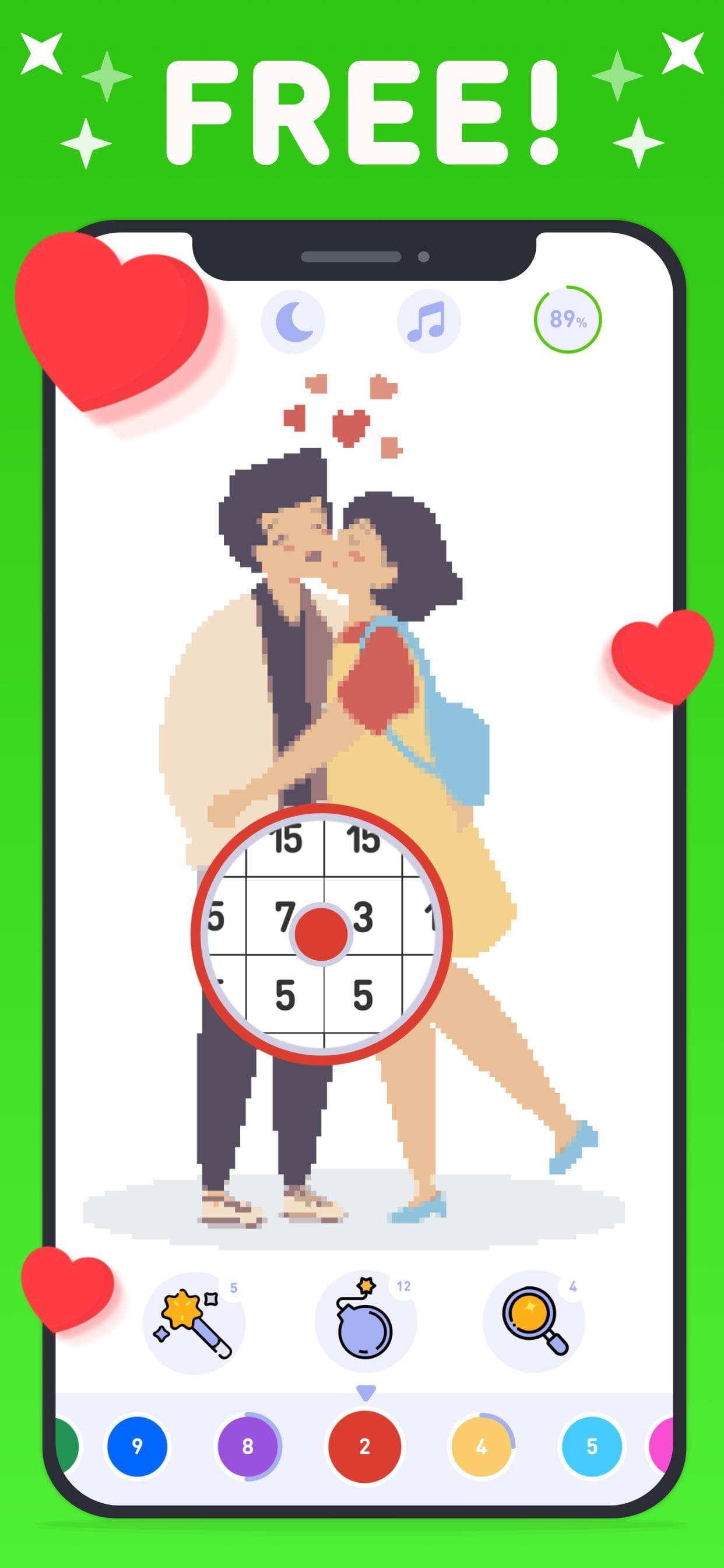 Lama - Color by Number & Pixel Art Game screenshot 2