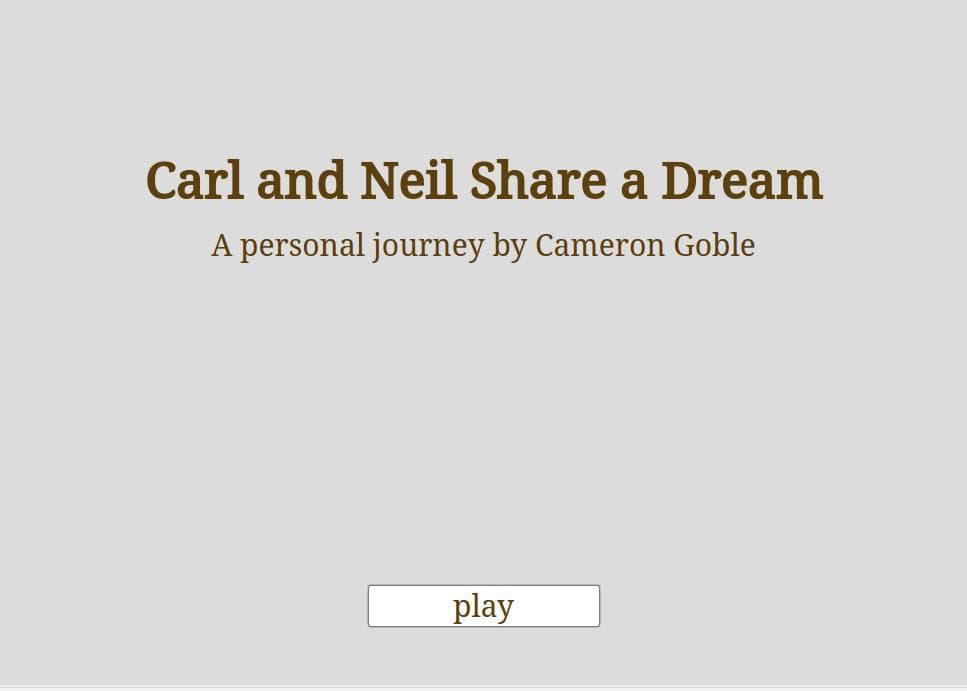 Carl and Neil Share a Dream