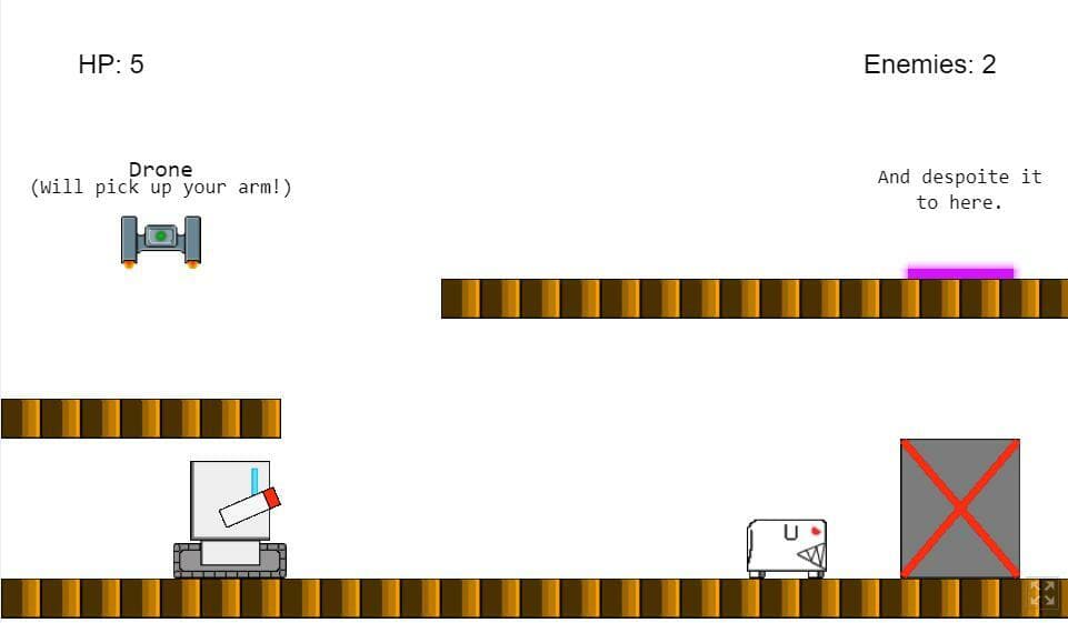 A Little Game that About Fly Your Arm Off
