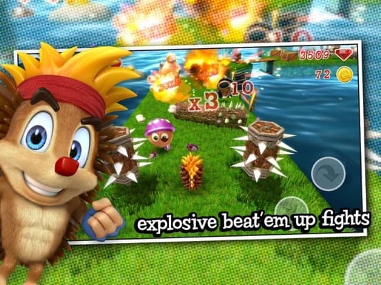 Crazy Hedgy - 3D Platformer screenshot 2