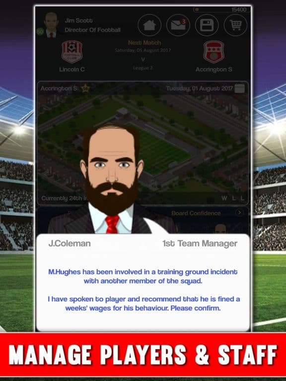 Club Soccer Director 2018 screenshot 4