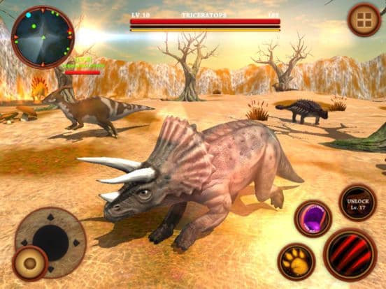 Triceratops Simulator: Real Dinosaurs Survival 3D screenshot 2
