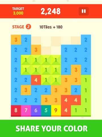Just Clear All - popping numbers puzzle game screenshot 3