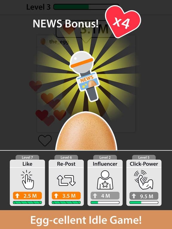 Record Egg Idle Game
