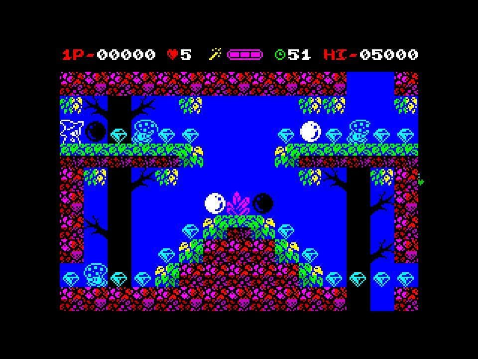 Black & White - DEMO - (ZX Spectrum 128K) screenshot 4
