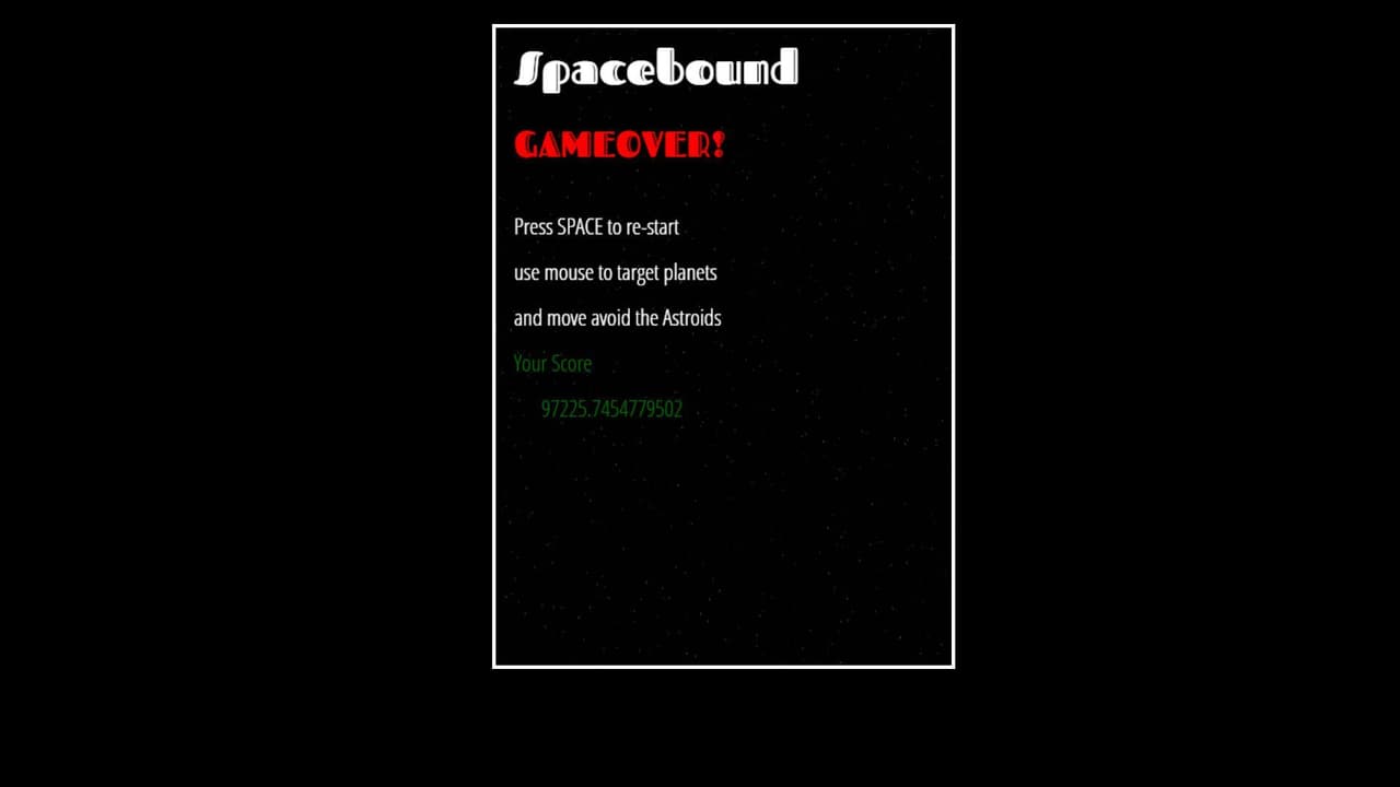 SpaceBound (itch) (jaibeer72) screenshot 3