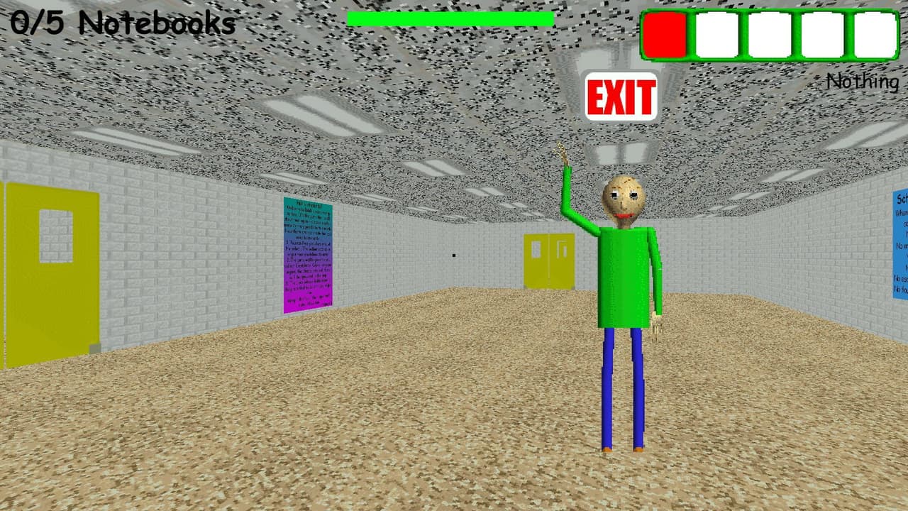 Baldis basic random maps series: The first school screenshot 2